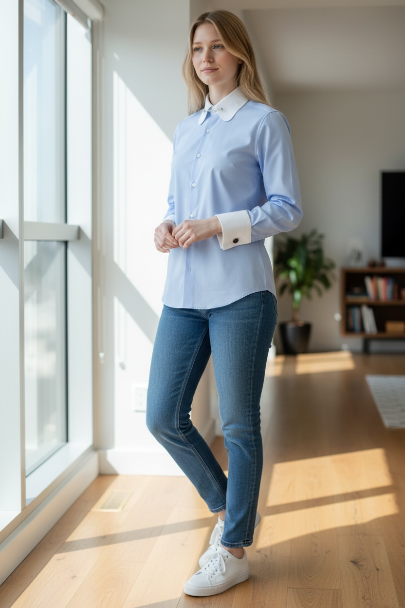 The Dhuke Non-Iron Peter-Pan Collar Shirt